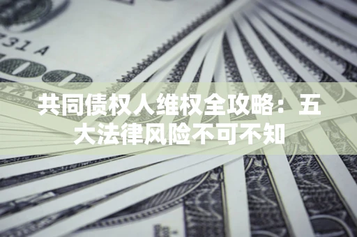 北京共同债权人维权全攻略：五大法律风险不可不知