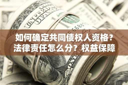 北京如何确定共同债权人资格？法律责任怎么分？权益保障技巧揭秘！