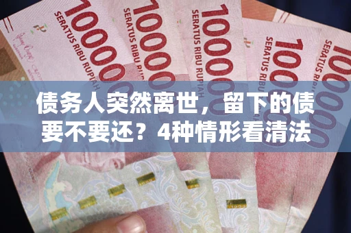 北京债务人突然离世，留下的债要不要还？4种情形看清法律判决